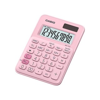 CASIO 卡西歐 迷你桌上型計算機 MS-7UC, PK, 1個