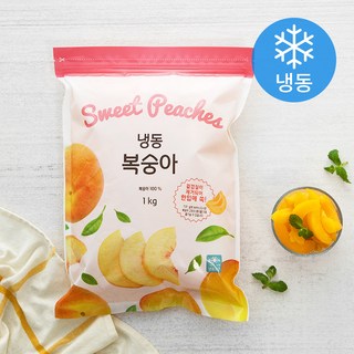 생활앤 냉동 복숭아 (냉동), 1kg, 1개