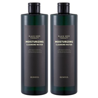 Eunyul 黑籽療法保濕卸妝水, 500ml, 2瓶