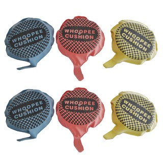 Partyshow 小型放屁坐墊, 6個, 顏色隨機