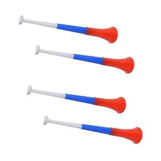 Party Show 三節式加油巫巫茲拉喇叭, 4個, 混合色