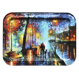 CASA MUUTTI Central Park方形馬口鐵托盤, 混合顏色