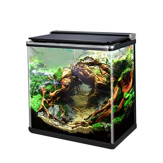 Amazon 曲面玻璃水族箱 AMZ-630F, 黑色