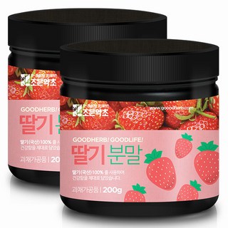 joeunyakcho 凍乾草莓粉, 200g, 2罐