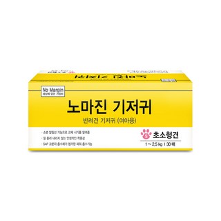 No Margin 母犬用寵物尿布 30片, 超小型, 1包