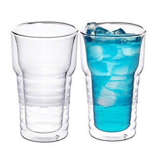 OSLO 雙層玻璃杯 400ml, 單色, 2個