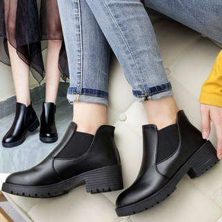 HOLLYBUNNY 女款低跟切爾西短靴 MD F59