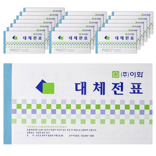 Ehwa 轉帳傳票格式, 1入, 20個