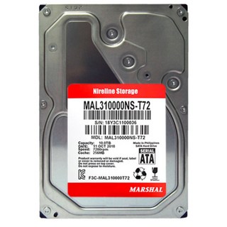 Marshall 桌上型 SATA3 7200 256MB HDD MAL310000NS-T72, 10TB