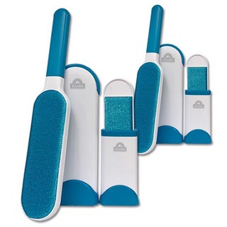 Goodin 除毛刷 室內用 + 攜帶用套組 5.6 x 30.5 cm, 2套, 藍色