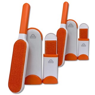 Goodin 除毛刷 室內用 + 攜帶用套組, 2套, 橘色