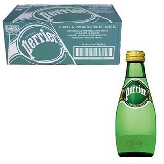 perrier 沛綠雅 氣泡礦泉水, 200ml, 24瓶