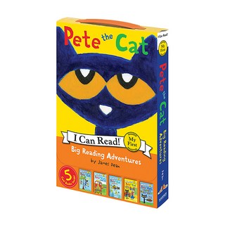 I Can Read! My First: Pete the Cat Big Reading Adventures 5 Books Boxed Set, HarperCollins