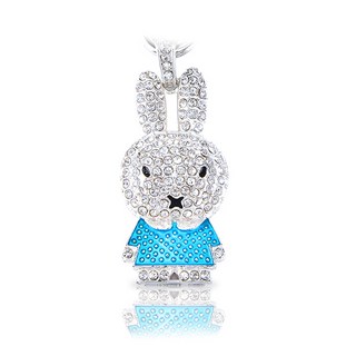 칼론 메탈토끼 캐릭터 USB메모리 블루, 8GB