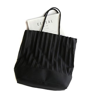 NEW'N 百褶束口環保袋 E67, 黑色