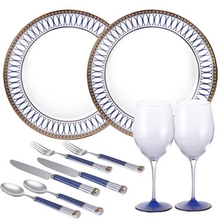 BELUZ casa Imperial 雙人牛排餐具組 10件組, 混合色, 餐具5種