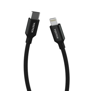 요이치 써페스 아이폰 C-Type to 라이트닝 8핀 PD 고속 충전 케이블 50cm, 0.5m, 혼합 색상, 1개