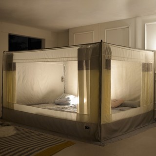 알뜨리 소프트 사각 커튼형 텐트 인테리어 효과