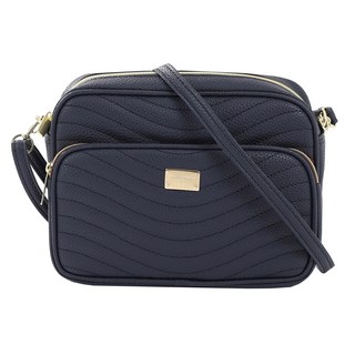 BONNIE BOTTARI 方形絎縫設計斜背包, 深藍色