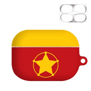 迪士尼 玩具總動員 巴迪 AirPods Pro保護殼 + 防鐵粉貼紙, 單一商品, 胡迪圖案