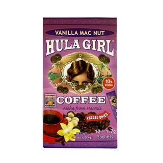 훌라걸 10% 하와이안코나 인스턴트 커피 바닐라맥넛향, 1.7g, 12개입, 12개