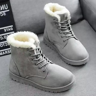 알럽홈 簡約內刷毛軍靴