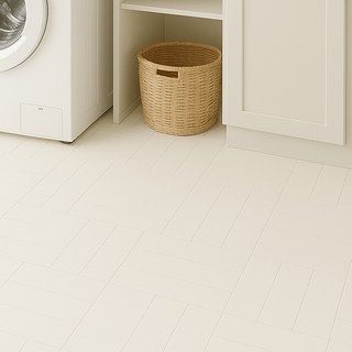 BONOHOUSE Holmes 組合式地板, 奶油色, 9個