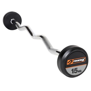 Prois 專業固定彎舉槓, 黑色, 15kg, 1個