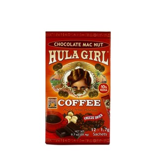 훌라걸 10% 하와이안 코나 인스턴트 커피 스틱 초콜릿 맥넛향, 1.7g, 12개입, 1개