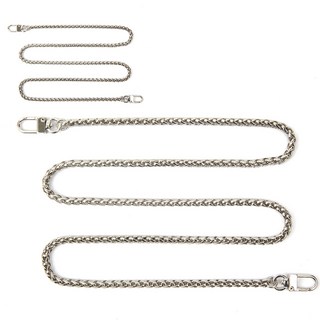 brandyarn 風格立體感鏈條, 鎳色, 2個