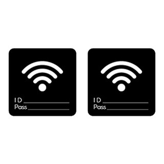 NIZWELL 圖標指示牌, 3-2 WIFI ID/密碼, 2個