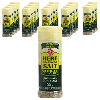 OTTOGI 不倒翁 奧勒岡迷迭香調味鹽 香草味, 20瓶, 55g