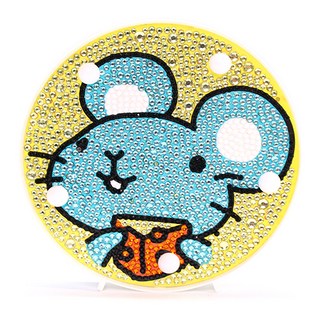 ZEZENEW LED寶石十字繡小夜燈, 10 起司米奇, 1個