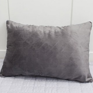 베드앤데코 소프트극세사 일체형베개, 그레이, 2개