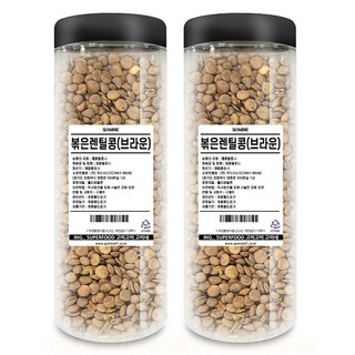 SUPERFOOD Gomine 炒棕扁豆, 600g, 2罐