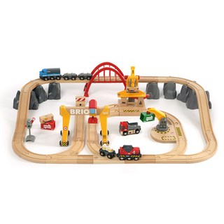 美國 BRIO 豪華貨運火車工具遊戲套組 33097, 混合色