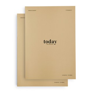 FunnYmade 萬年型日誌, 2本, 米色