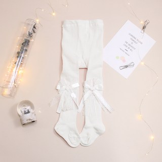 DRESSHOUSE 女童蝴蝶結連褲襪