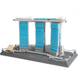 WANGE 萬格 濱海灣金沙相容積木 4217wg, 混合色, 1個