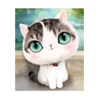 KMELLIE 3D鑽石畫套組 25 x 30 cm, 菲力克斯, 1套