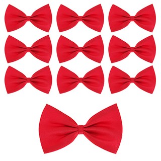 LivingDA 緞面蝴蝶領結, 紅色, 10個