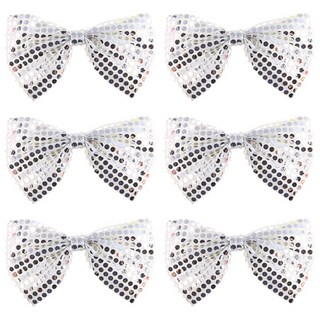 Party09 蝴蝶領結, 銀色, 6個