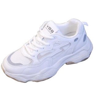 TheSirup SS 白色 自帶反光 厚底增高運動鞋