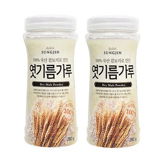 Sungjin 麥芽粉, 280g, 2罐