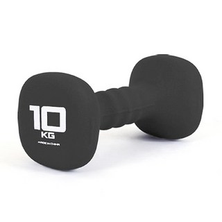 韓國 iWANNA 氯丁橡膠方形啞鈴, 10kg, 1個