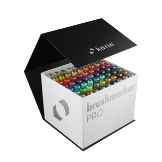 카린 브러쉬마카 프로 메가박스 컬러마카 + 블렌더 3p 세트, 60색, 1세트