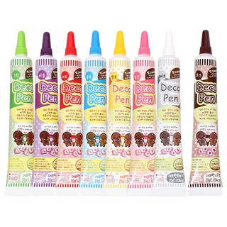 만드는 초콜렛 데코펜 8종, 20g, 1세트