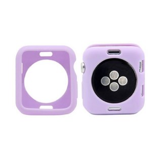 apent Apple Watch 6/SE/5/4馬卡龍啞光保護殼 40mm, 紫紅色, 1個