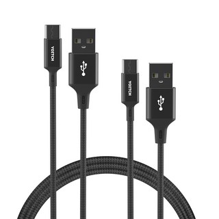 Yoitch Act Type C快充線組 2m 2入, 混色, 1組