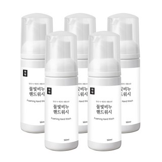 泡沫洗手乳, 50ml, 5瓶